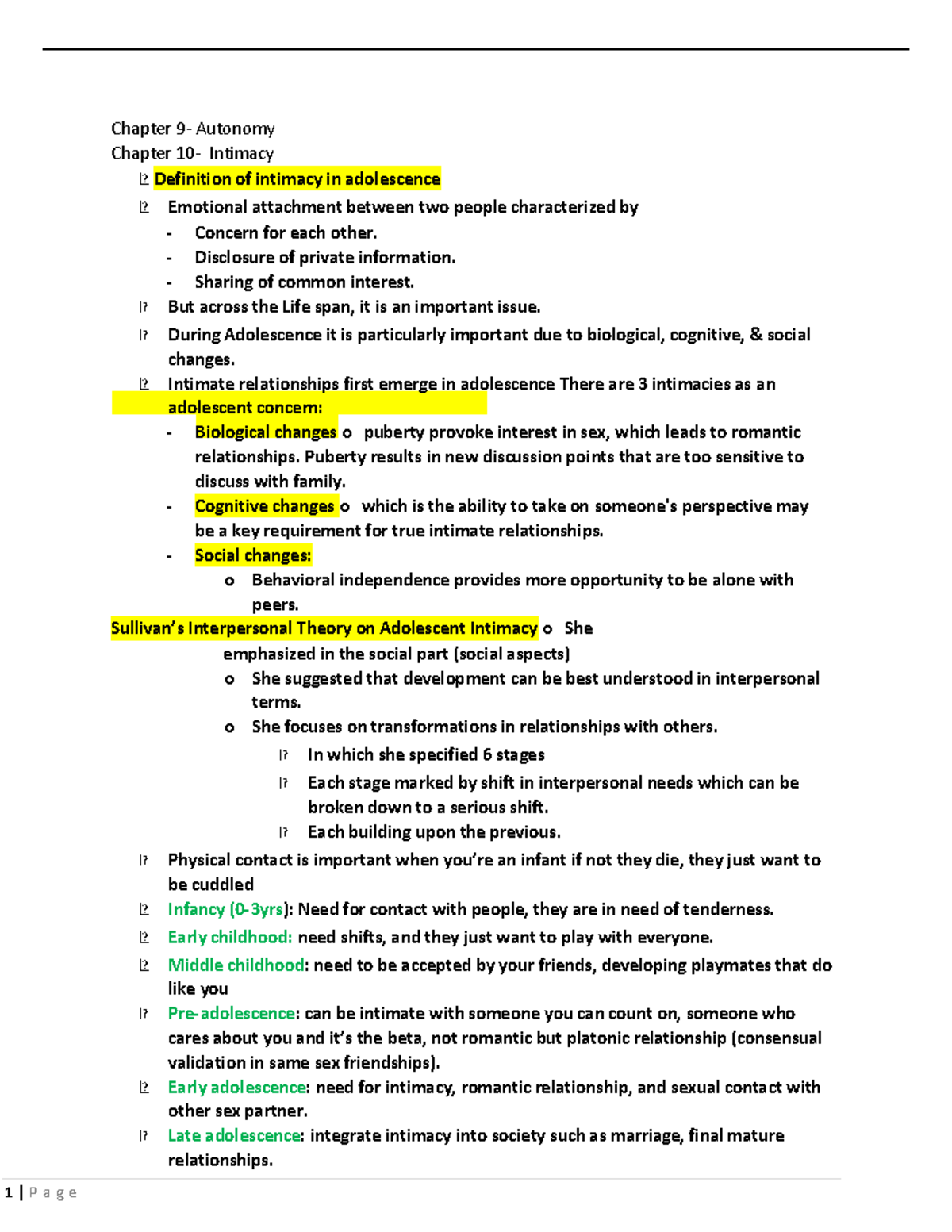 Study guide for Psychology of adolescence - Chapter 9- Autonomy Chapter ...