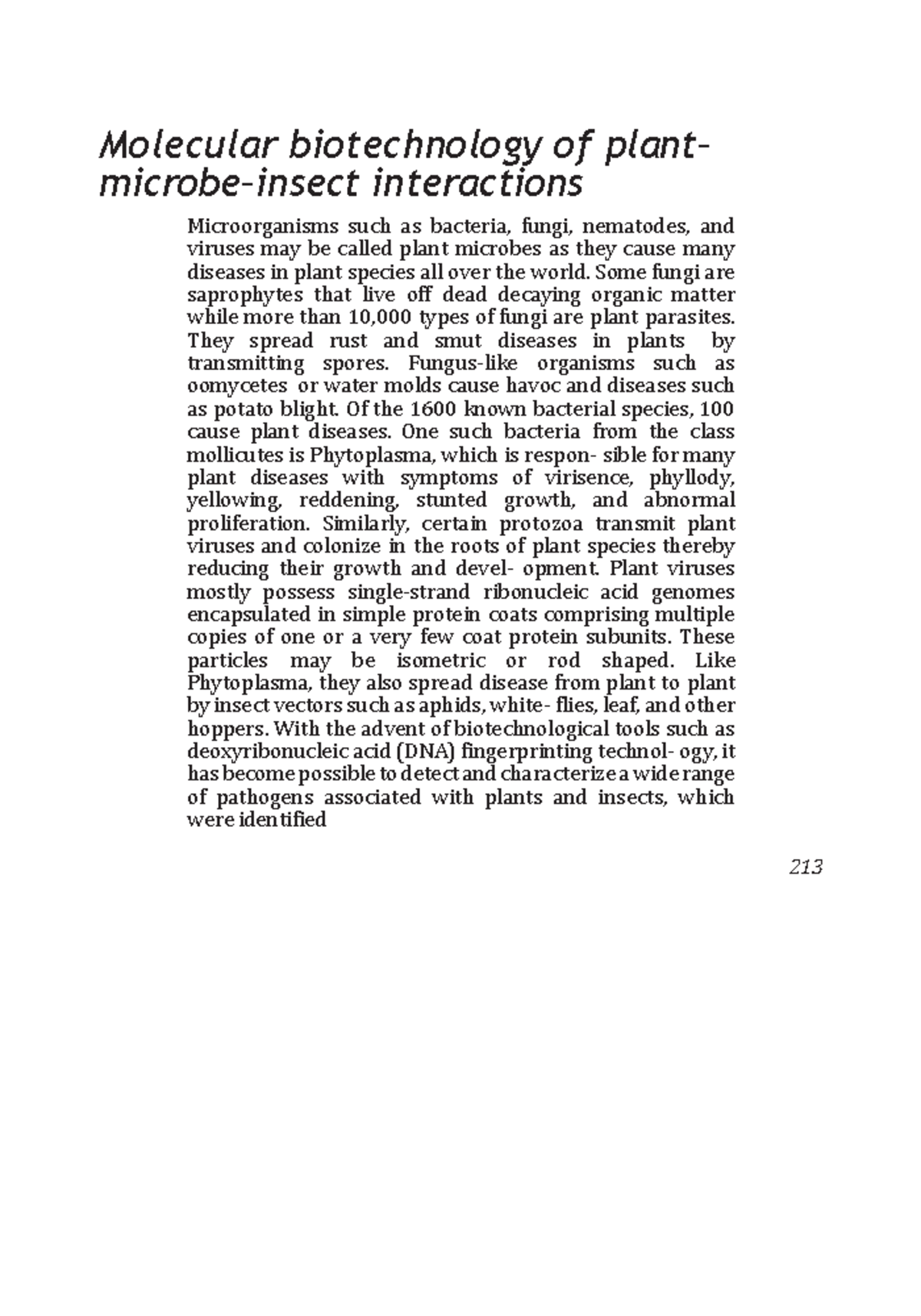 Molecular Biotechnology Of Plant - Molecular Biotechnology Of Plant ...