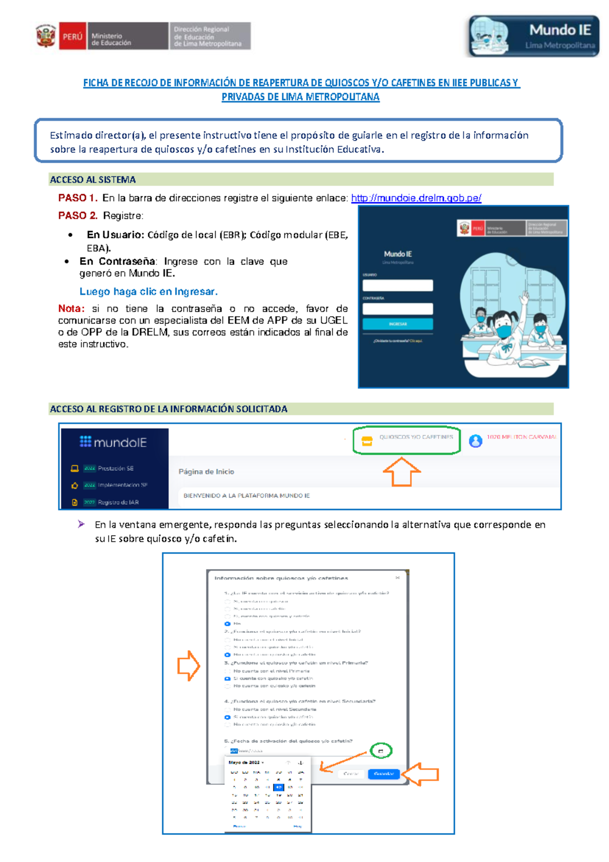 Instructivo - Ykkjjiiuhffjkkidf - FICHA DE RECOJO DE INFORMACI”N DE ...