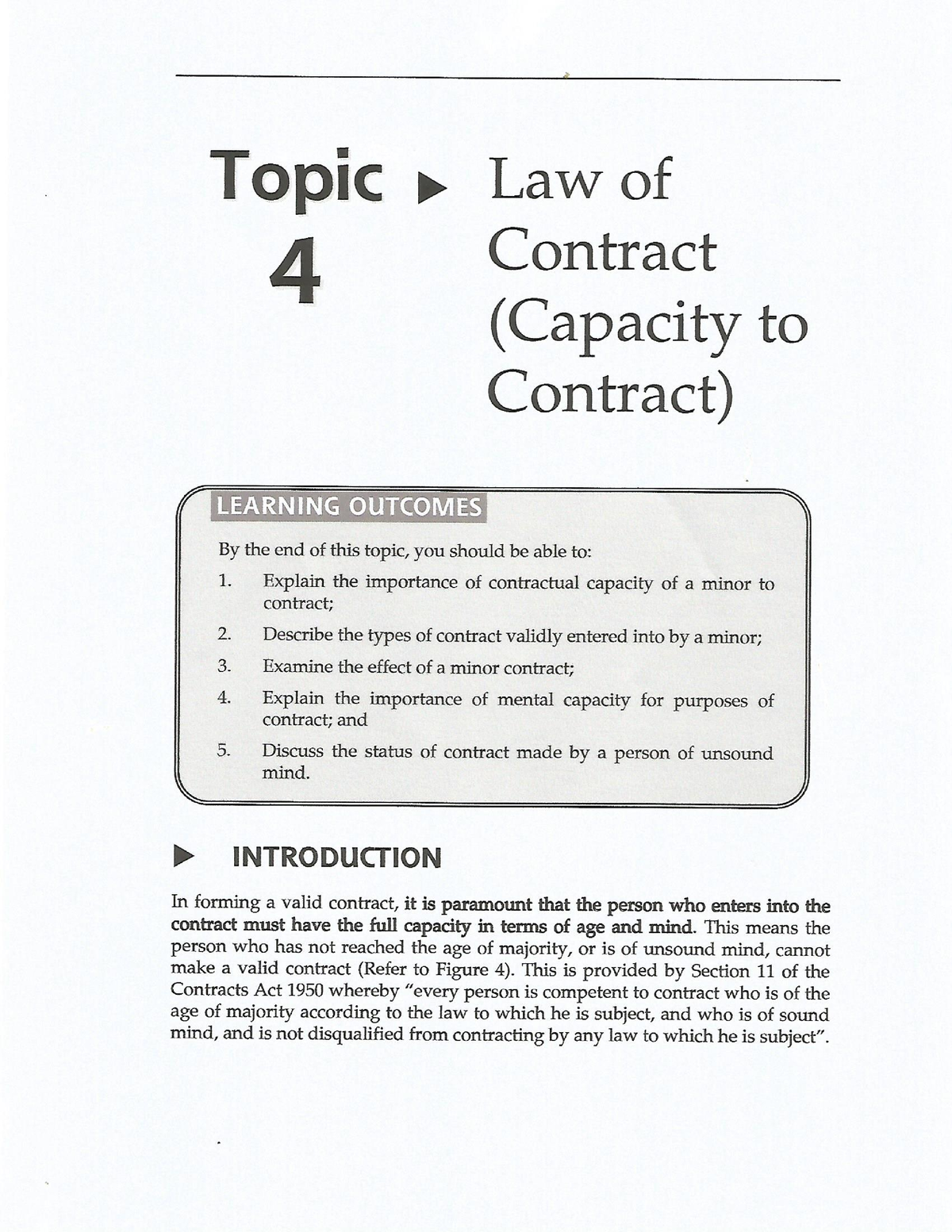 capacity to contract assignment