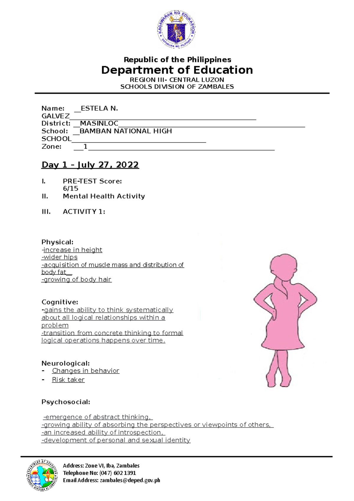 ARH Accomplishment Report - Department of Education REGION III- CENTRAL ...