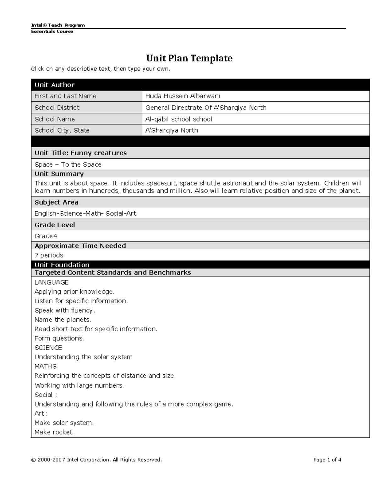 Unit Plan Template en - hjsxjfcgyjhxdfgjn - Essentials Course Unit Plan ...