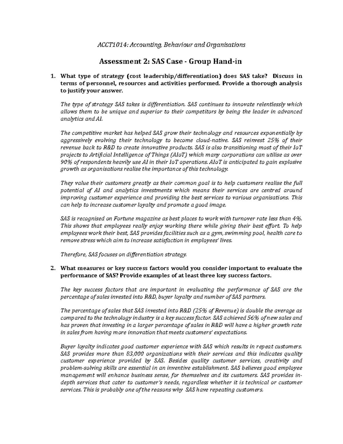 Managerial accounting case study examples picture