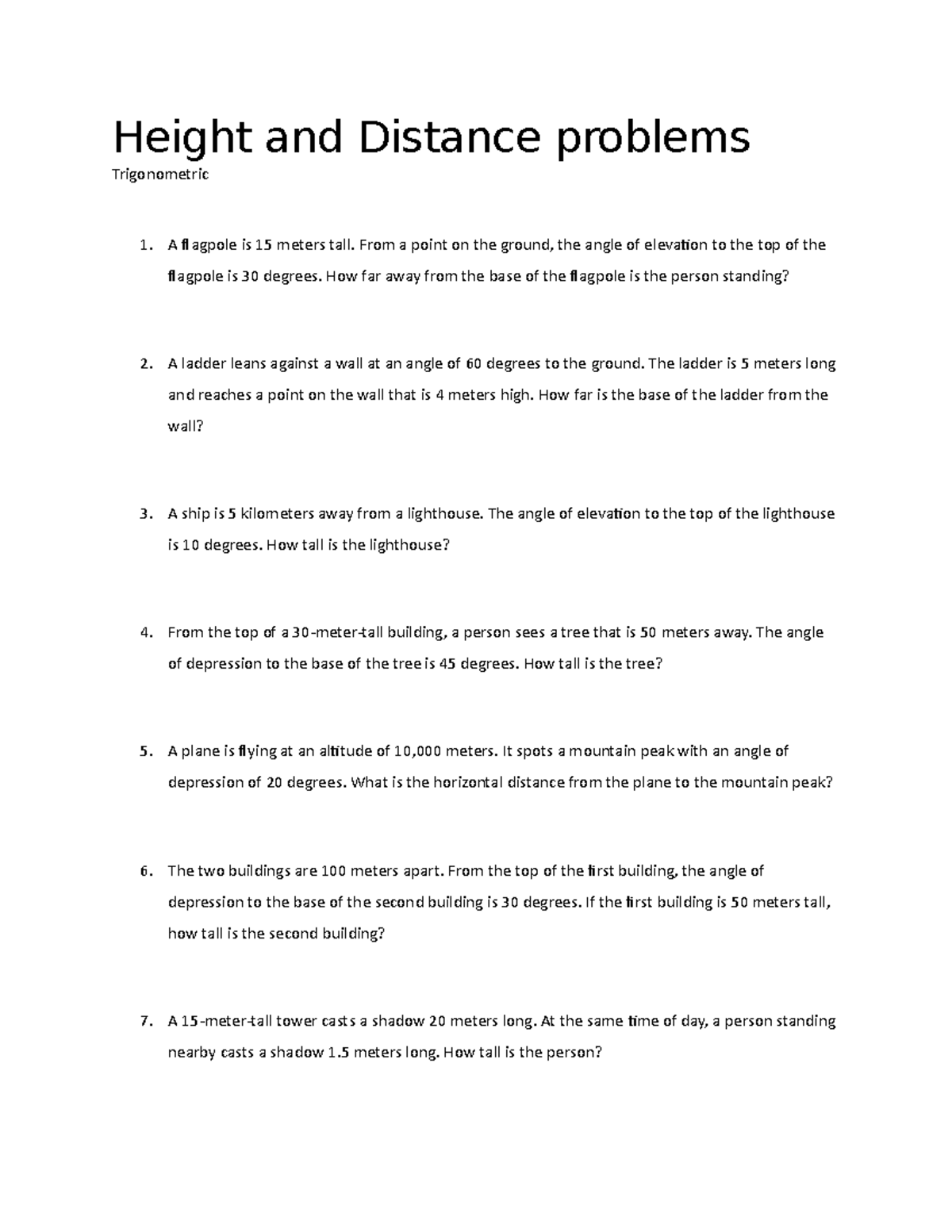 height-and-distance-problems-trigonometric-functions-height-and