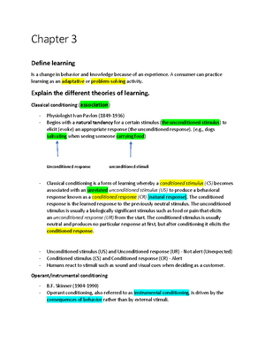 BEM 212 Chapter 2 - Chapter 2: Motivation Define motivation Aristotle ...