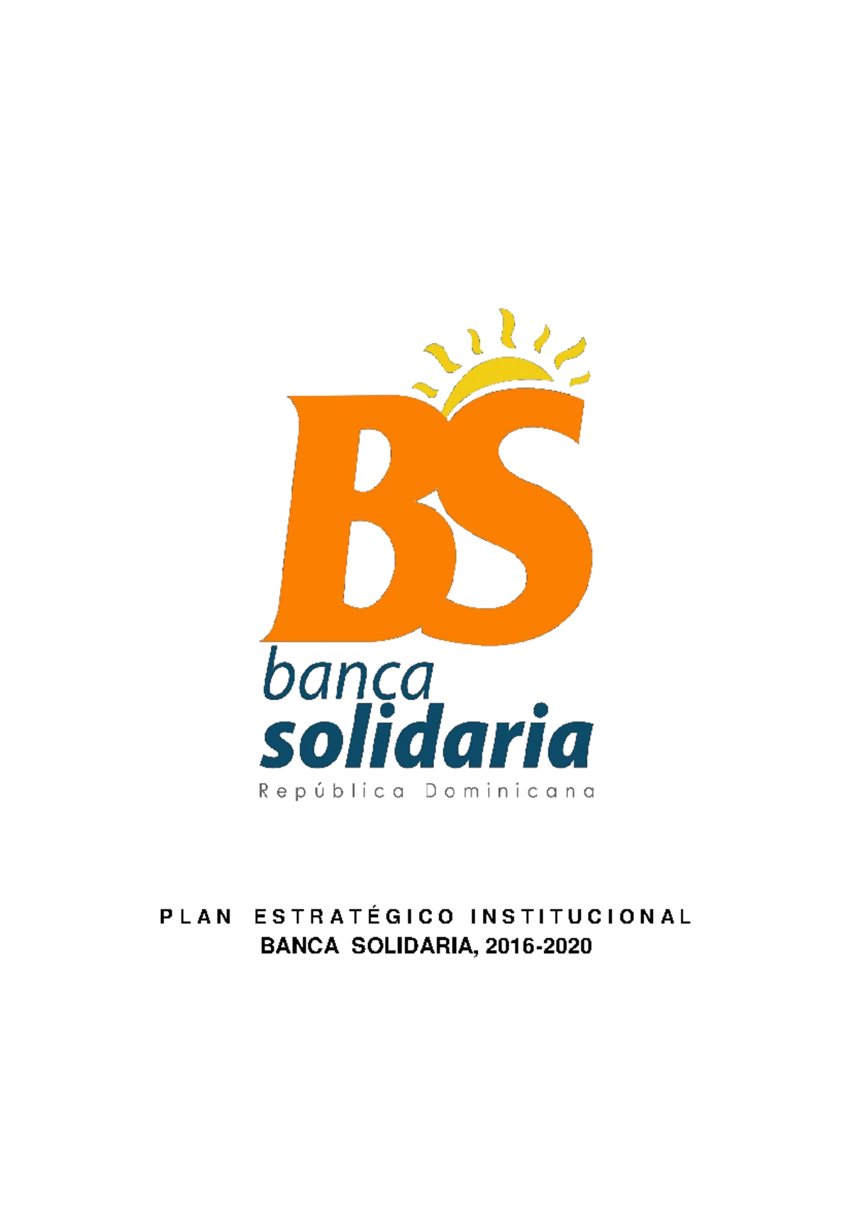 PLAN Estrategico Banca Solidaria 2016-2020 - P L A N E S T R A T É G I ...