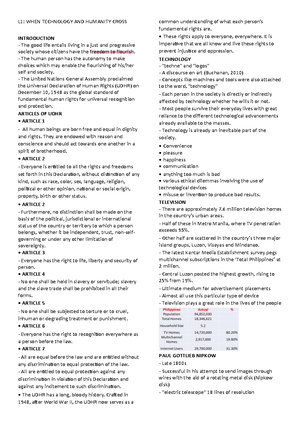 STS- Reviewer - INTRODUCTION TO SCIENCE, TECHNOLOGY AND SOCIE SCIENCE ...