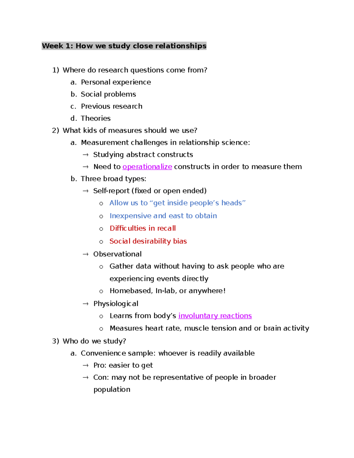 Socpsy 2F03 Notes - Social Psychology Mcmaster unveristy week 1 and 2 ...