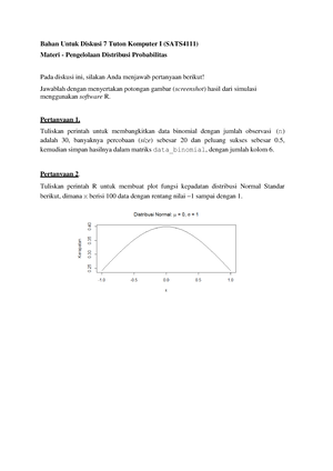 Aljabar Linear Elementer I - MATA4112 - Studocu