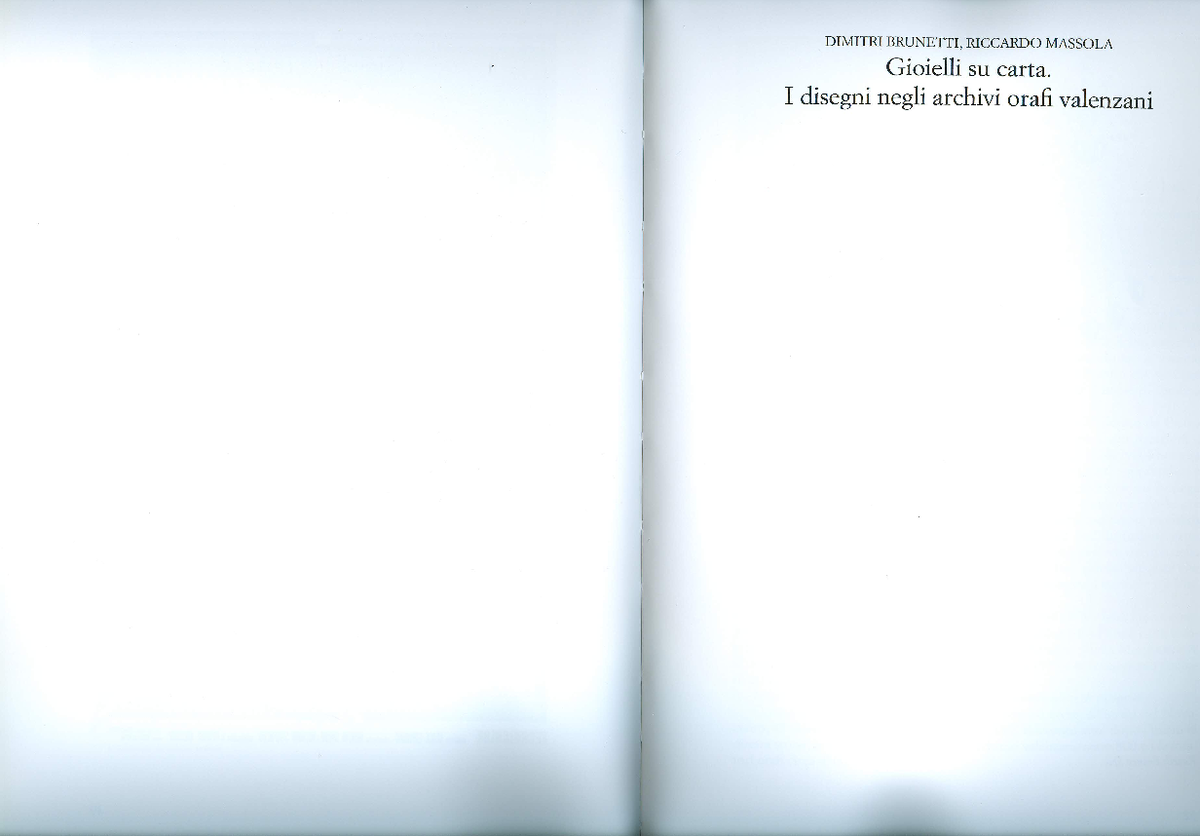 Gioielli su carta, a cura di W. Fochesato, R. Massola, pp. 51-82