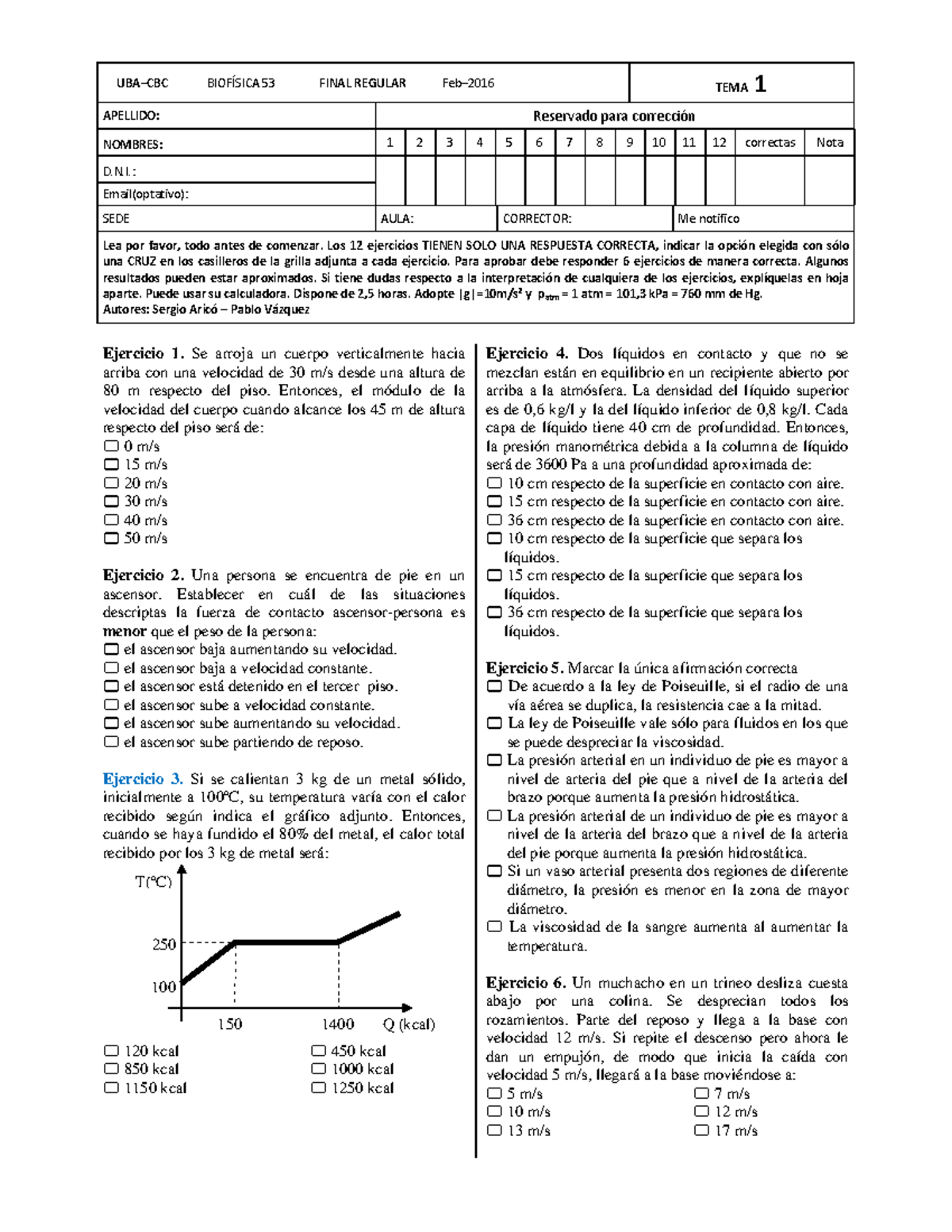 07-53 FIN Feb-16 T1 - Biofisica - UBA–CBC BIOFÍSICA 53 FINAL REGULAR ...