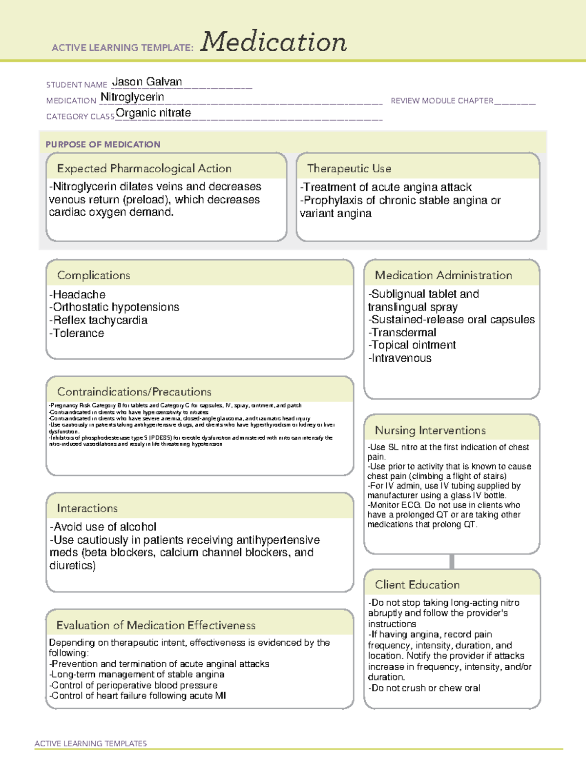 JGalvan Med Template Nitro - ACTIVE LEARNING TEMPLATES Medication ...