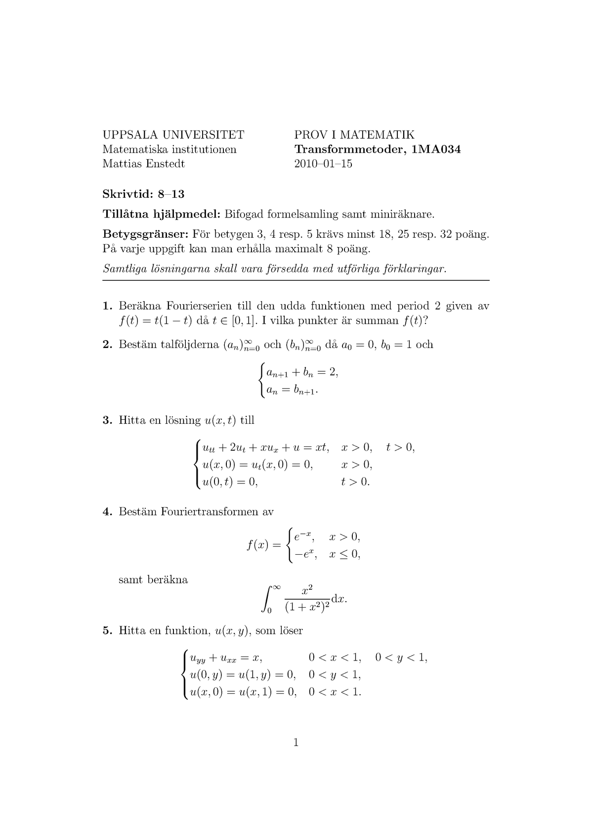 Exam 15 January 10 Questions Studocu