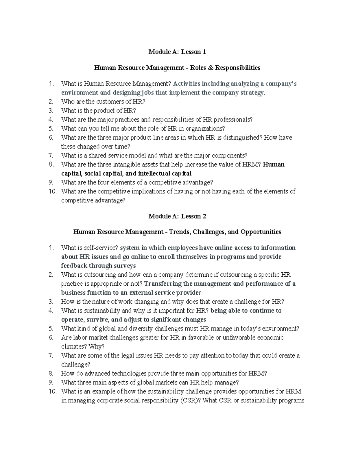 hr-study-guide-module-a-lesson-1-human-resource-management-roles