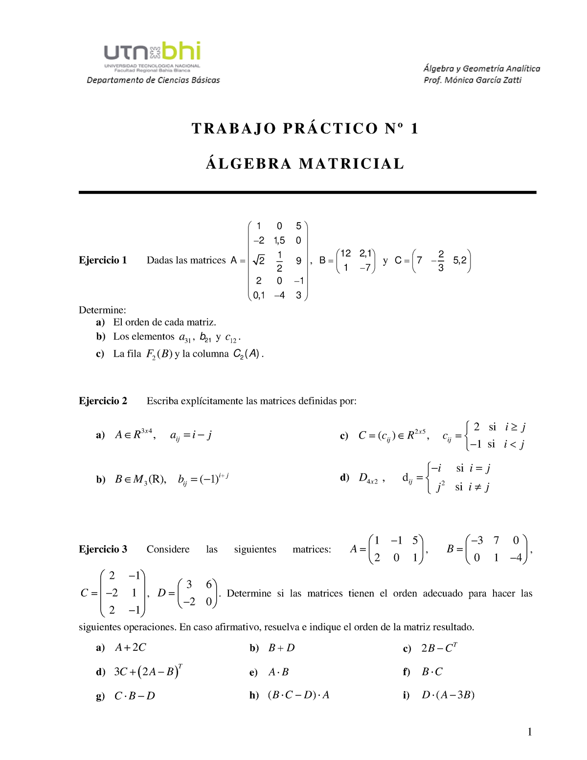 Tp Algebra Matricial Final T R A B A J O P R C T I C