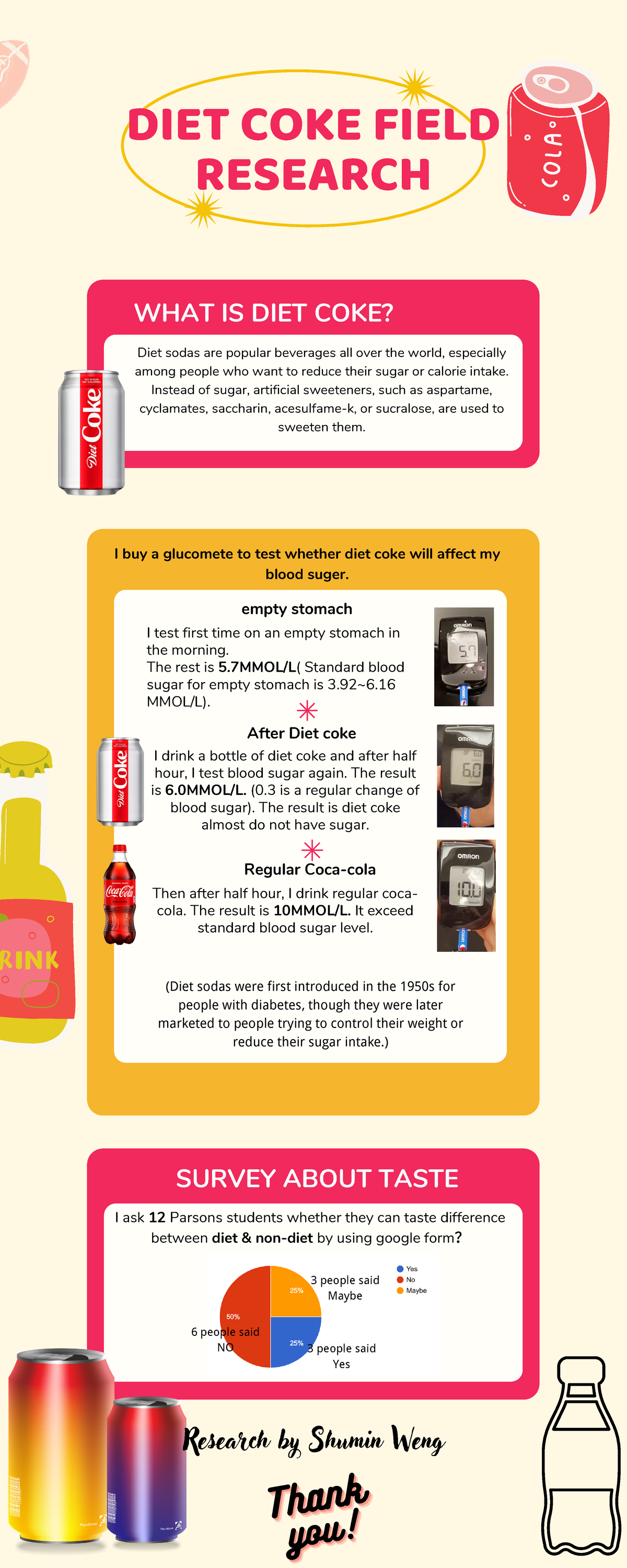 research paper on diet coke