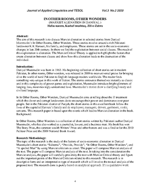 Past Papers 2014 Peshawar University MA Part 1 English Paper 3 - Studocu