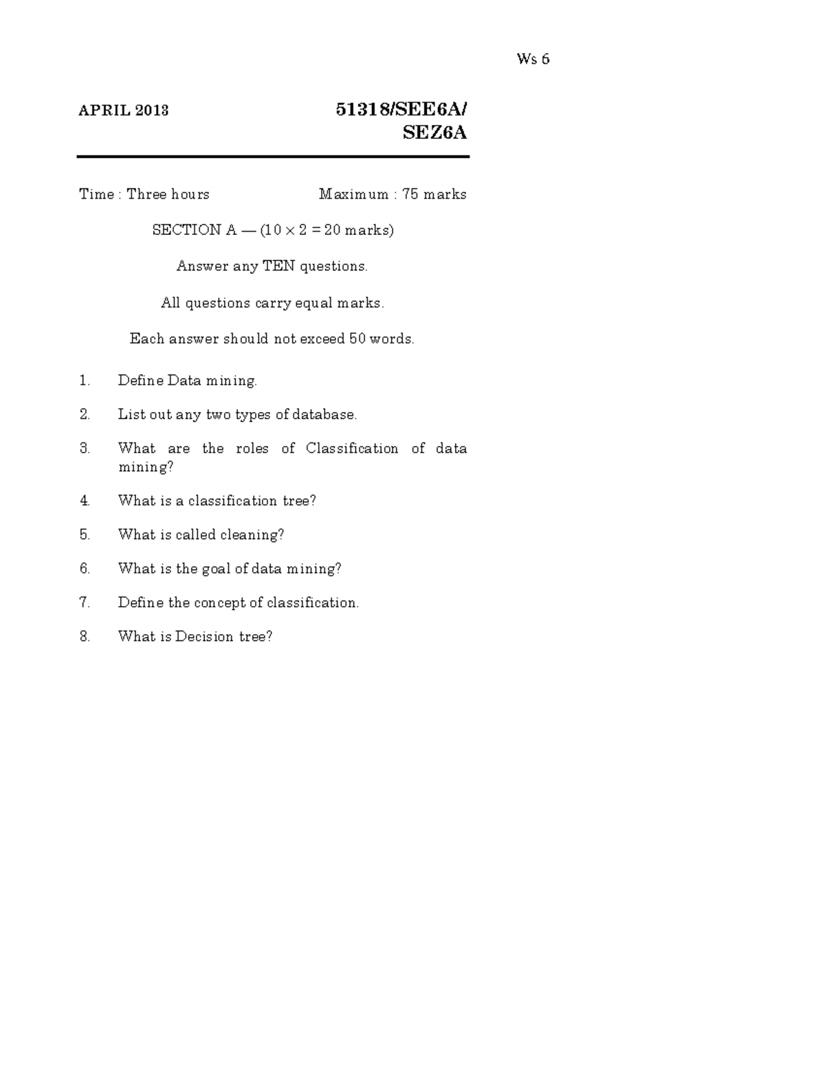 madras university assignment answers