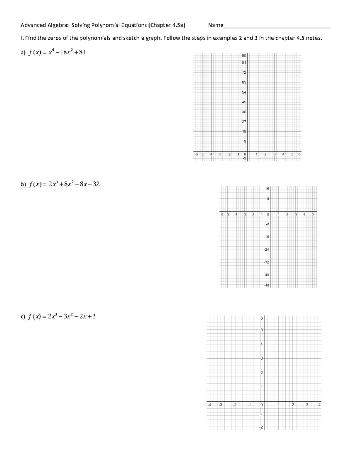 Aahwchapter 4 - nothing - Advanced Algebra: Solving Polynomial ...