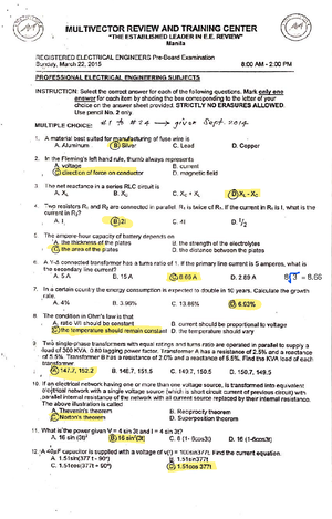 04 - EE (042019 ) oks - Review materials - Electrical Engineering - Studocu