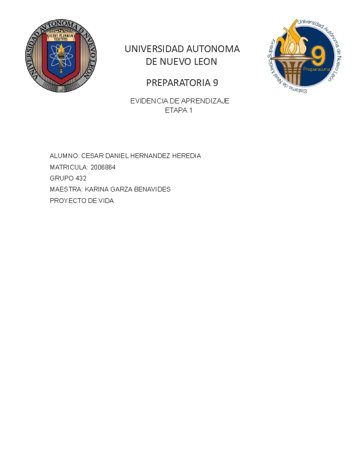 EV Aprendizaje Provida 1 - UNIVERSIDAD AUTONOMA DE NUEVO LEON ...