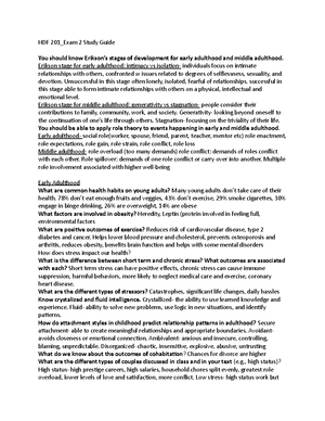 HDF 201 Exam 1 Review - How do we define life span development? Process ...