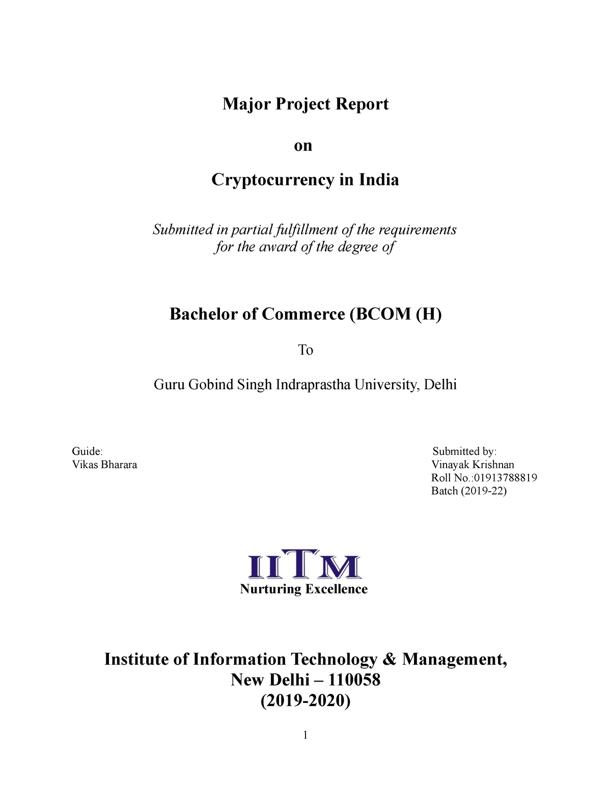 objectives of cryptocurrency research paper