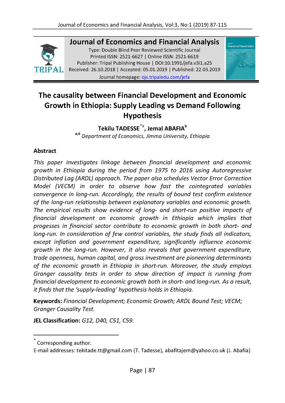 article review on economic analysis