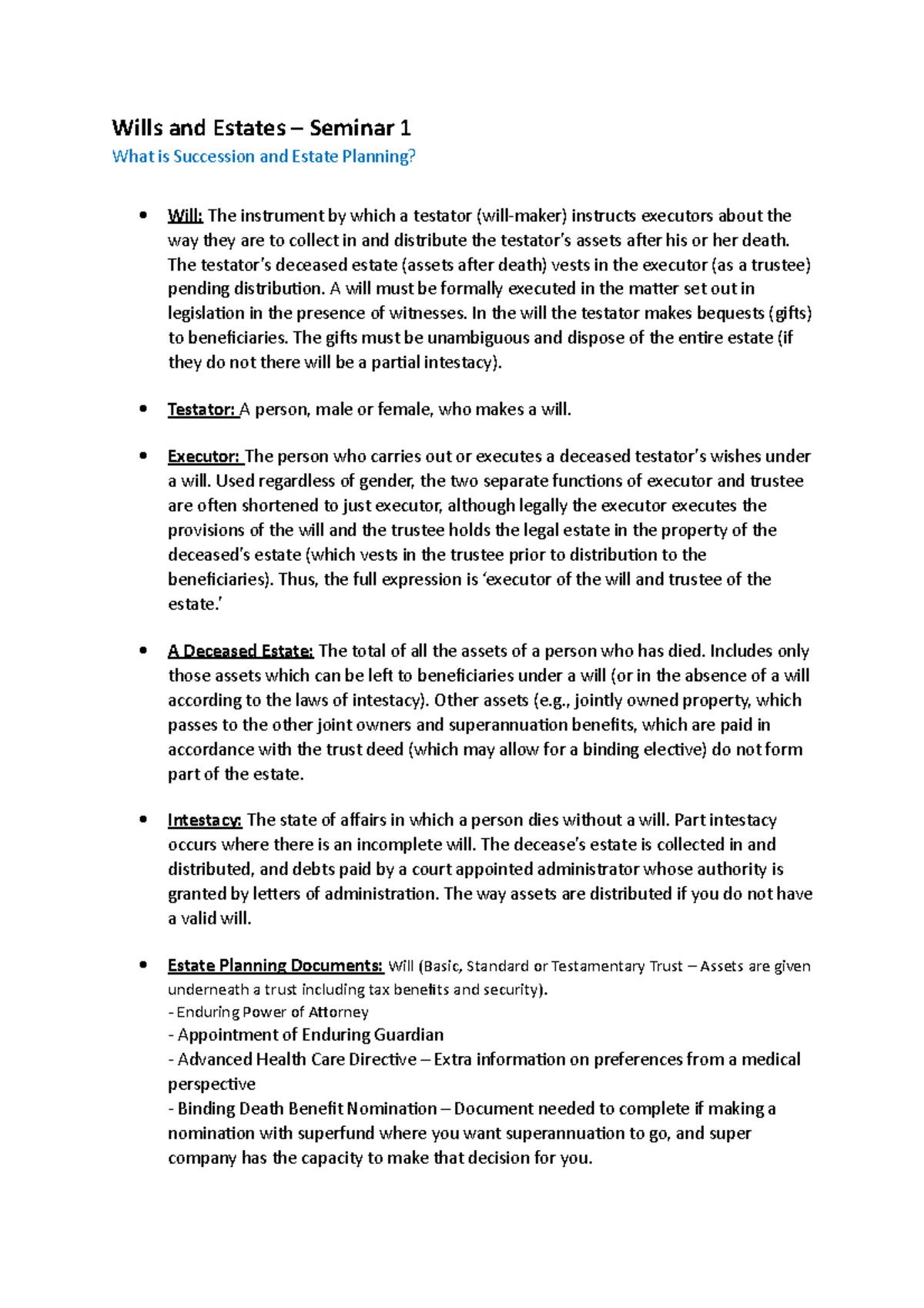 wills-and-estates-w1-lecture-notes-1-wills-and-estates-seminar-1