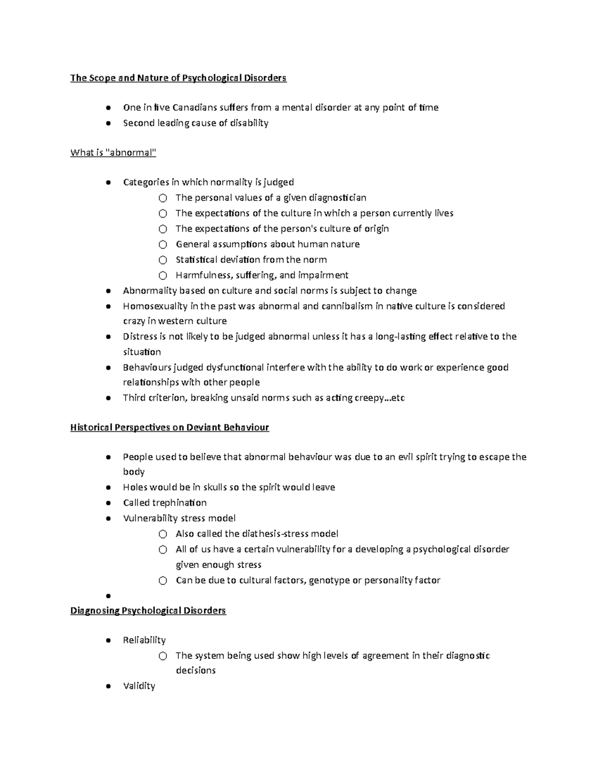 Chapter 16 - laura psych 100 notes - The Scope and Nature of ...