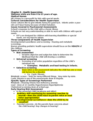 Unit 1 Study Guide - Chapter 3: Growth & Development of the Newborn ...