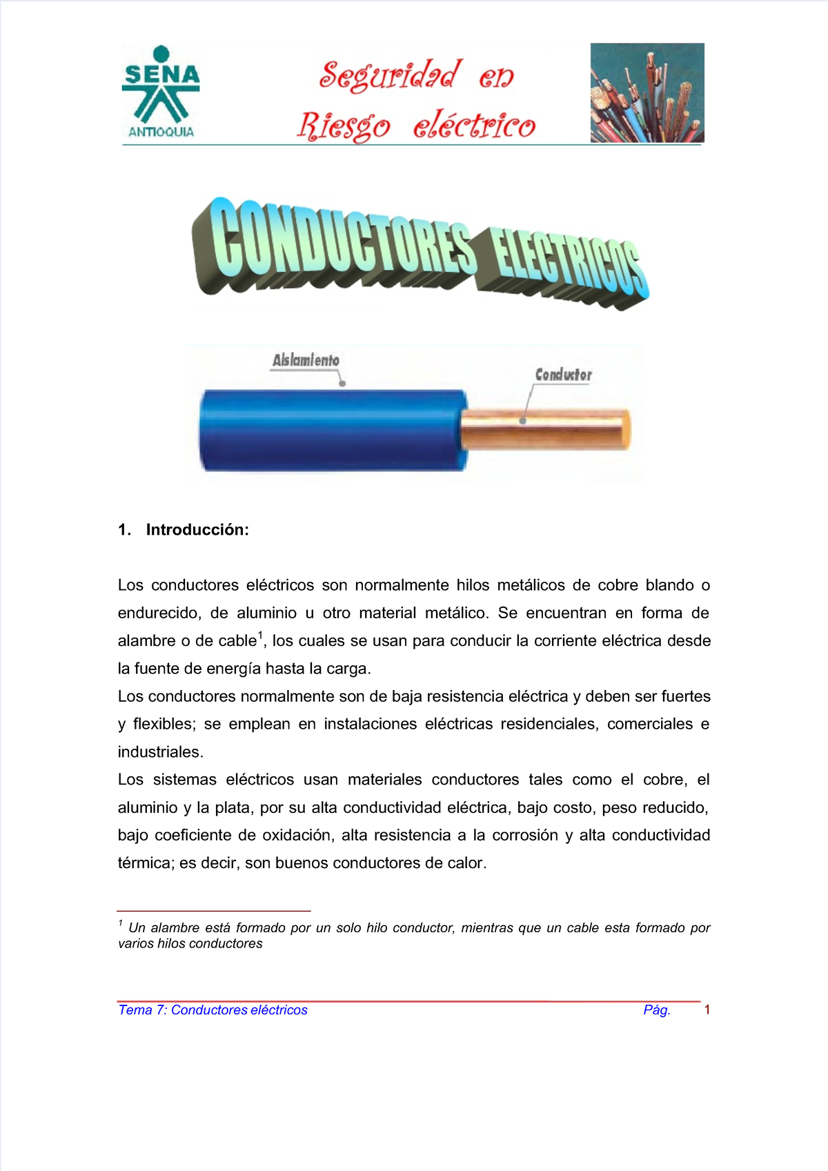 EMPALMES ELÉCTRICOS Sena, PDF, Resistencia Eléctrica y Conductancia