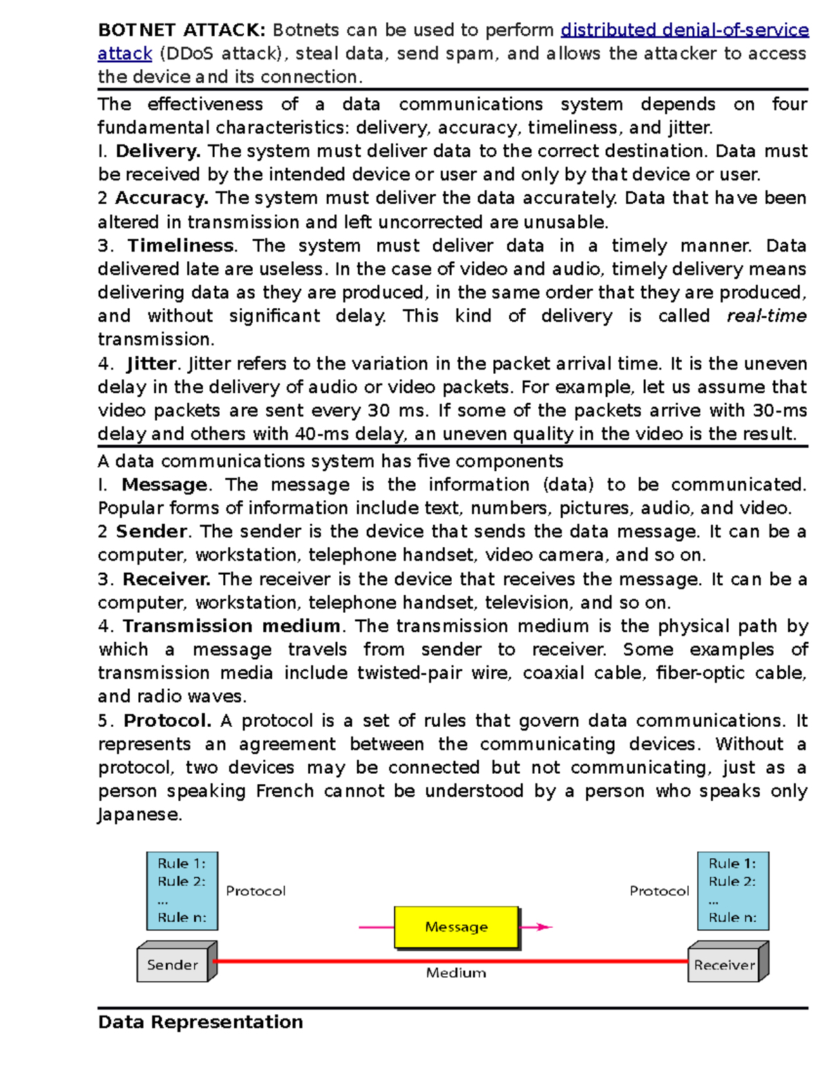 Introduction to computer network - BOTNET ATTACK: Botnets can be used ...