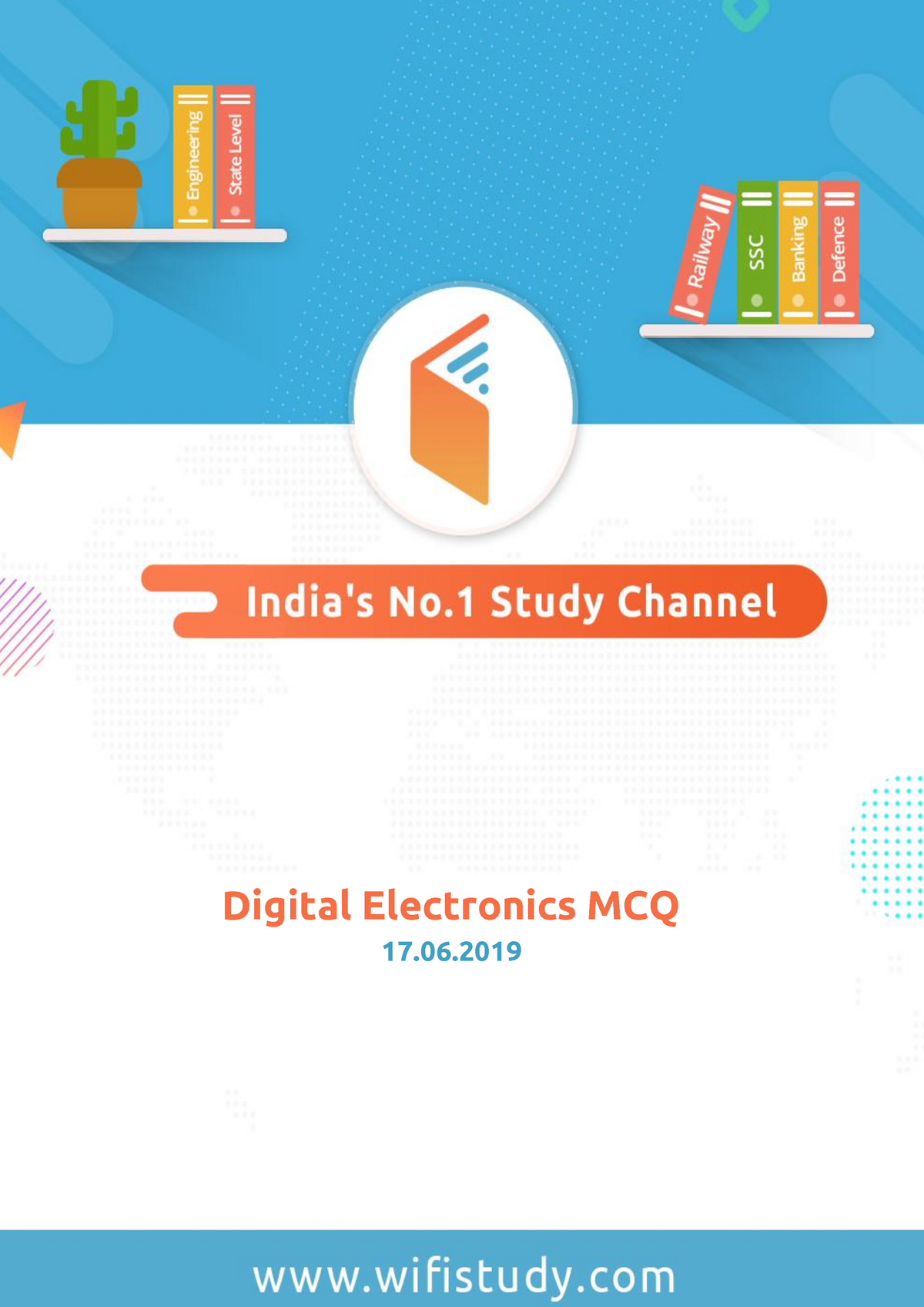 Digital Electronics MCQ - Digital Electronics MCQ 17 .06. Digital ...