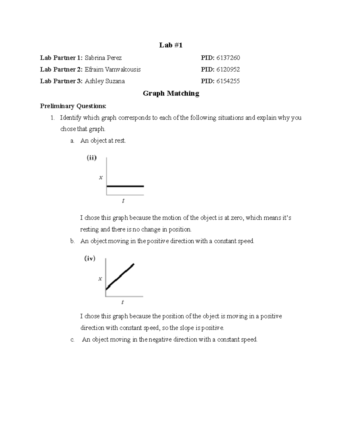 SOLUTION: Phet lab slope and speed - Studypool