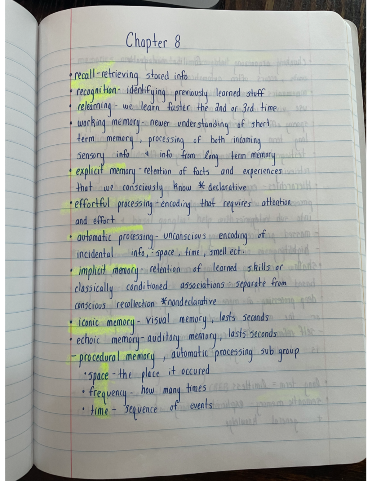 Chapter 8 Textbook Notes - PSYC 1300 - Studocu