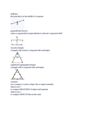 Geometry 1 - practice materials - Triangle RST is rotated 180° about ...