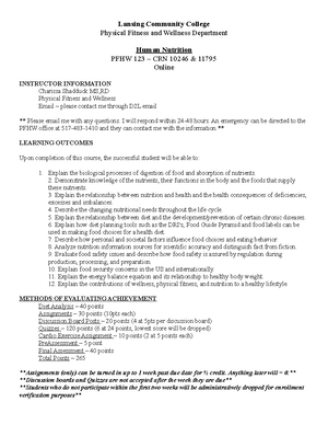 Human Nutrition Chapter 7 Energy Metabolism Notes - Human Nutrition ...