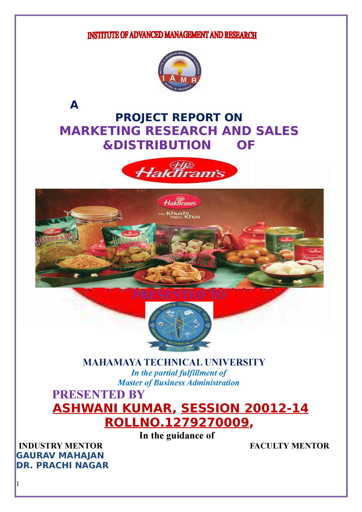 haldiram marketing mix case study