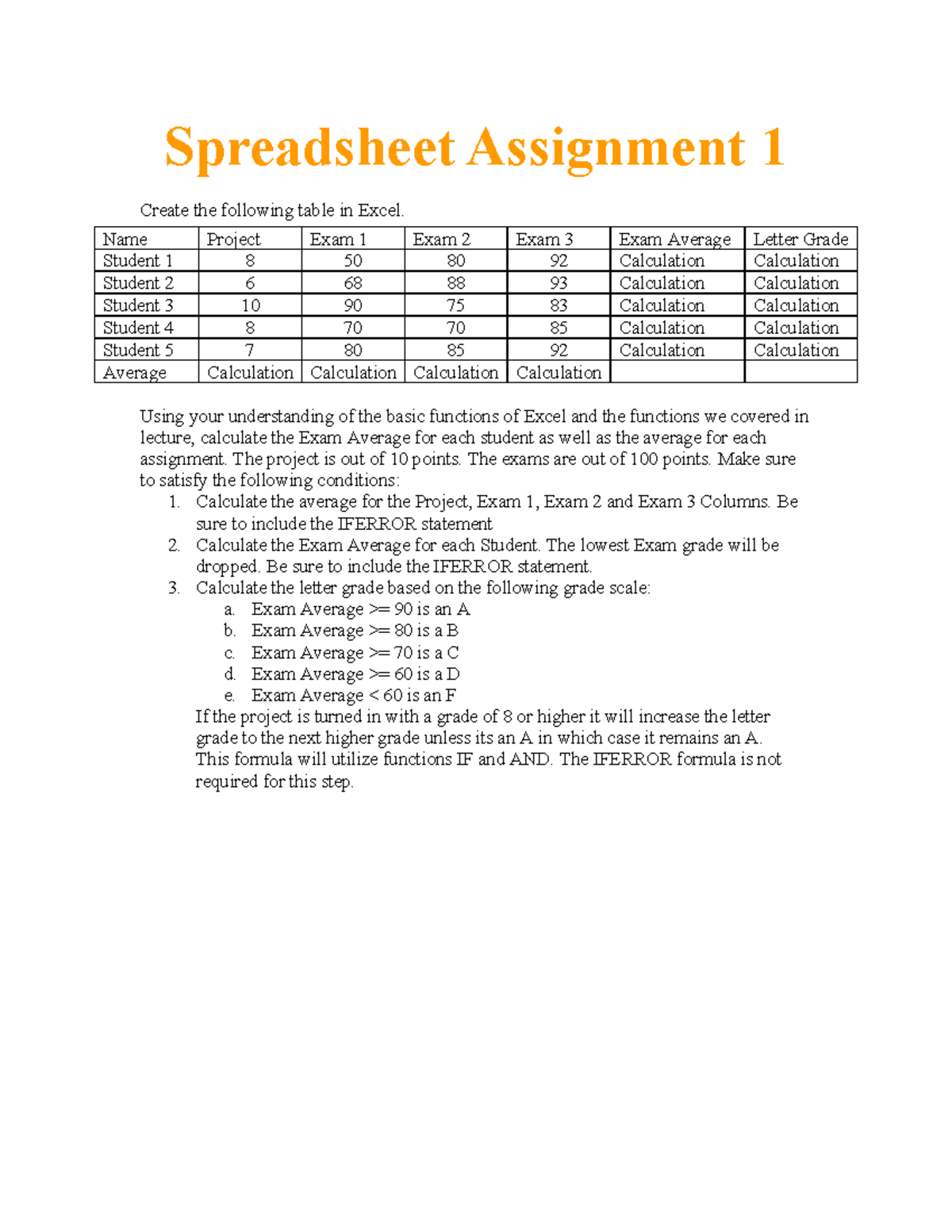 assignment-1-using-your-understanding-of-the-basic-functions-of-excel