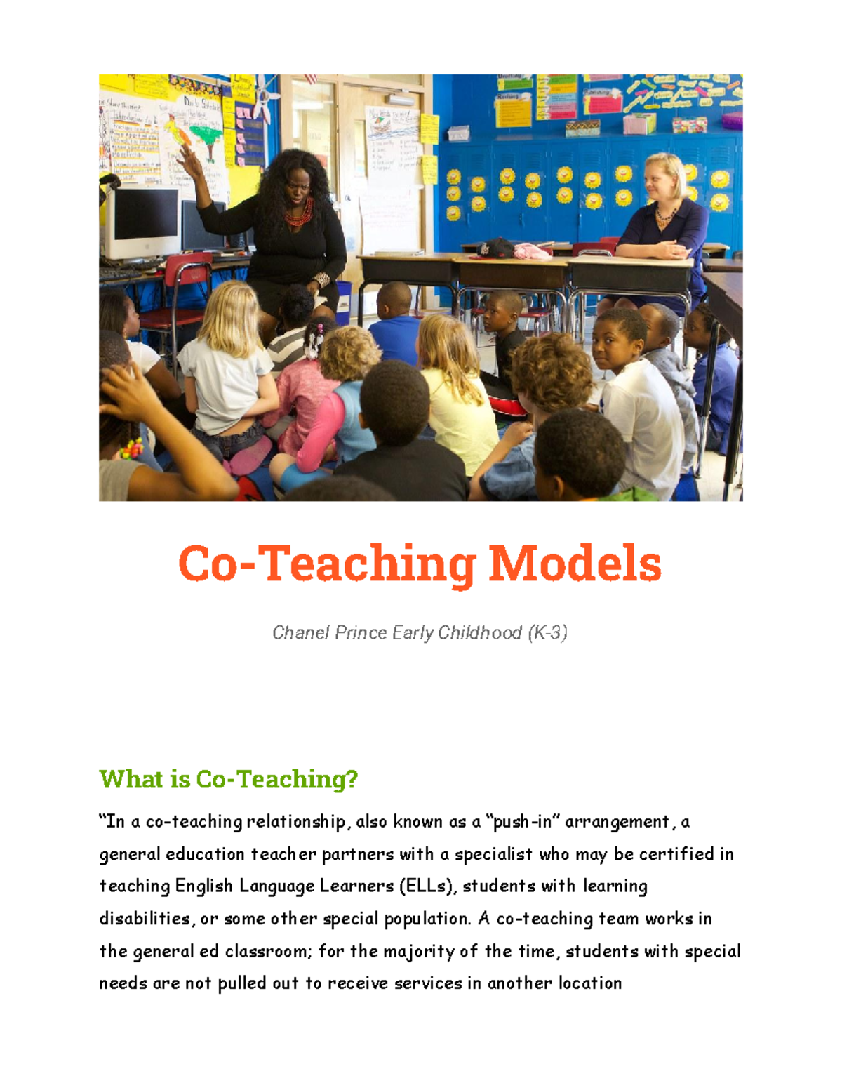 Lesson plan for collab - SPD 310 - GCU - Studocu