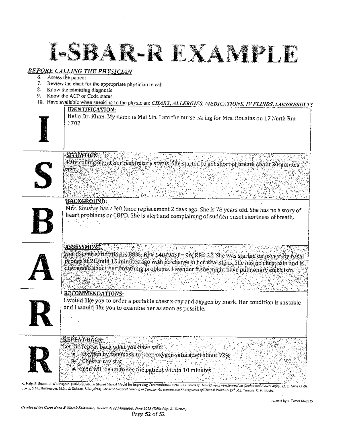 Isbarr Example - MAT101 - Studocu