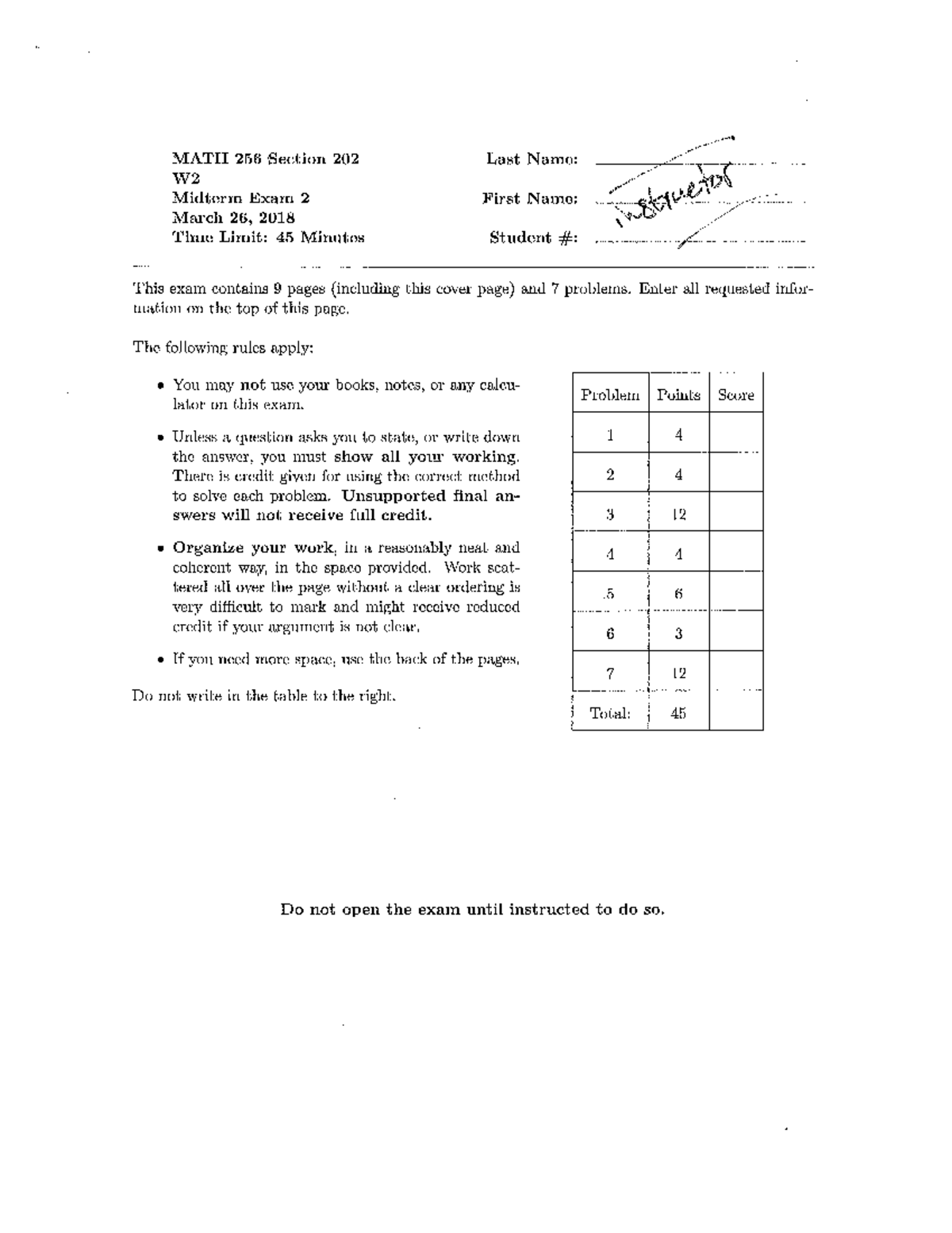 MT2 2018 sol - Math 220 Fall 21 Homework 8 SolutionsMath 220 Fall 21 ...