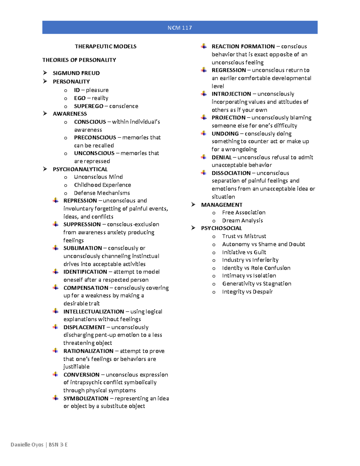 Freudpeplau 117 Nursing Theorist related to Psychiatric Nursing