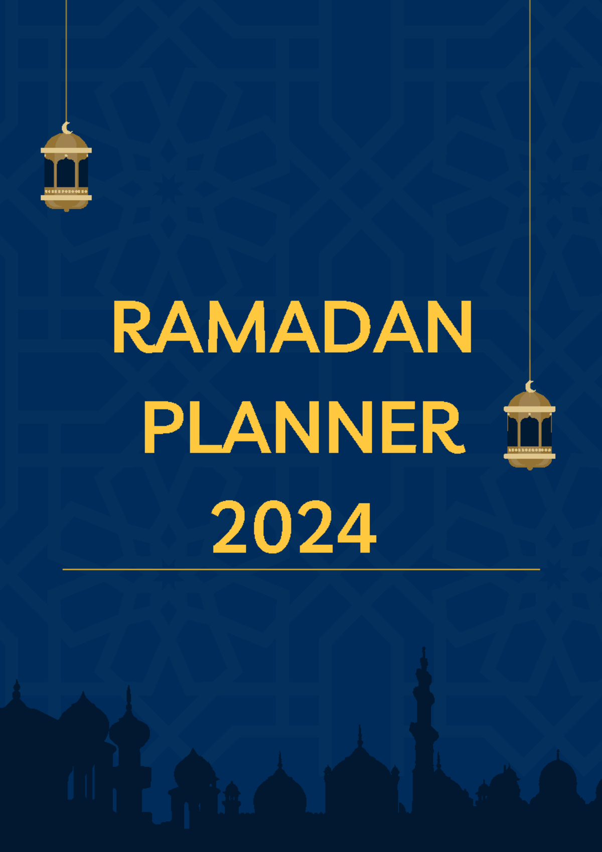 Ramadan Productivity Planner - By Sam 2-2 - RAMADAN PLANNER 2024 This ...