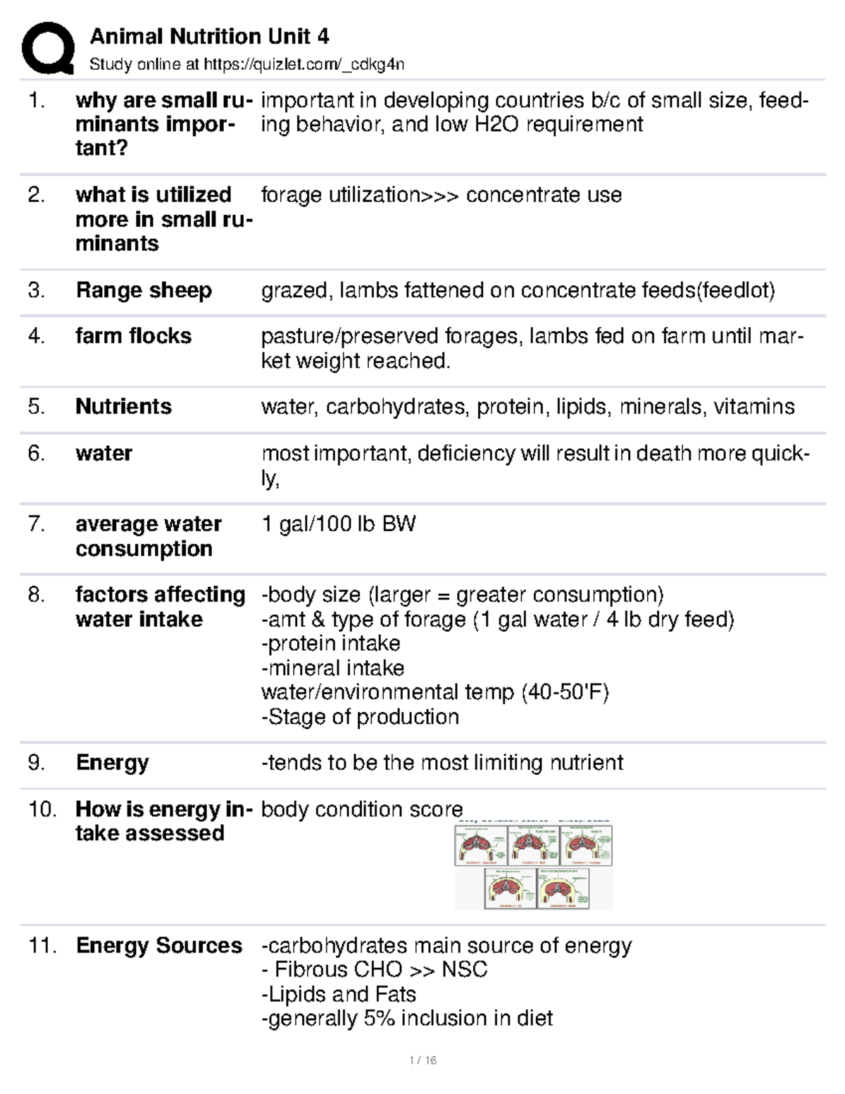 Ag R 275 Exam 4 - Unit 4 Quizlet - Study Online At Quizlet/_cdkg4n Why ...