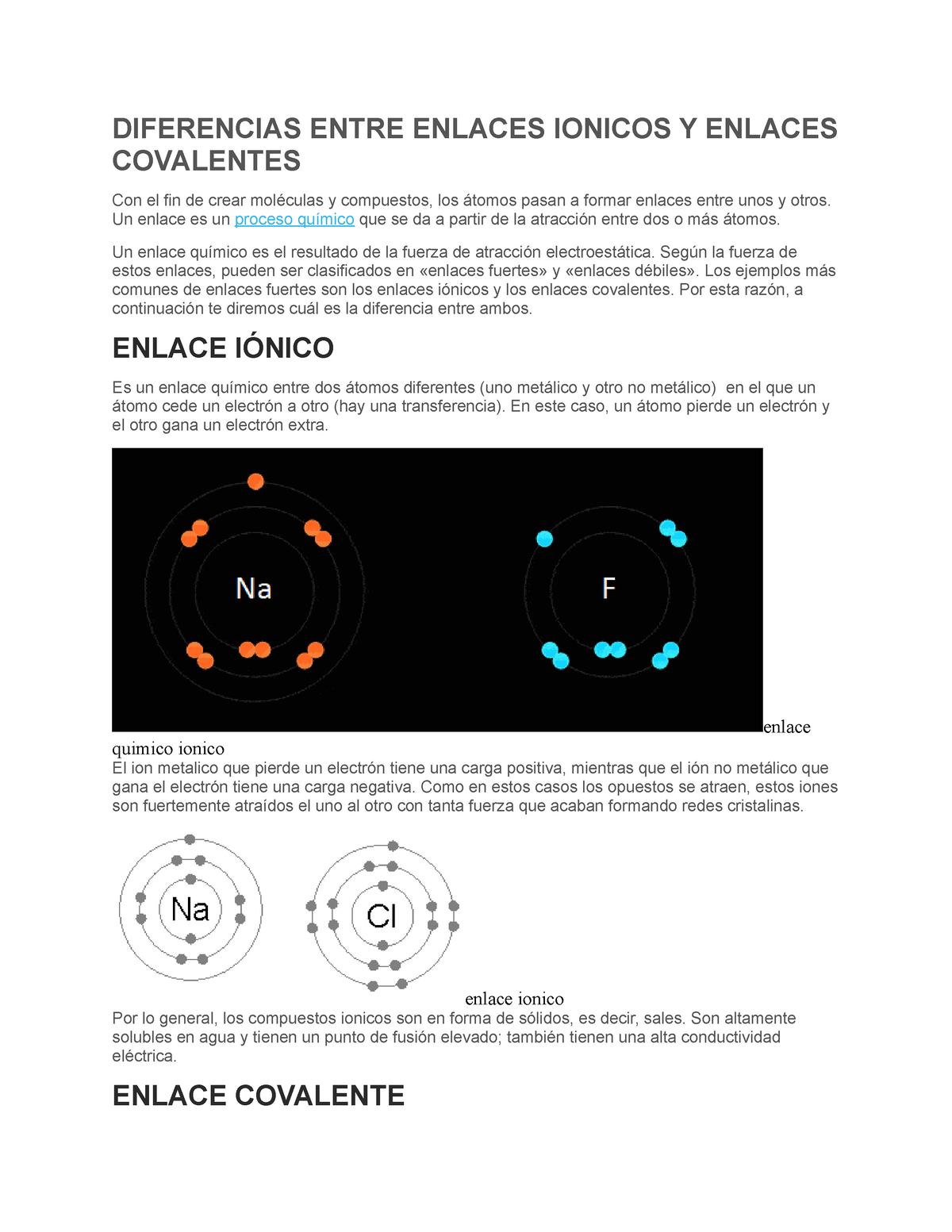 Practica De La Diferencias Entre Ionico Y Covalente Diferencias Entre Hot Sex Picture 5422