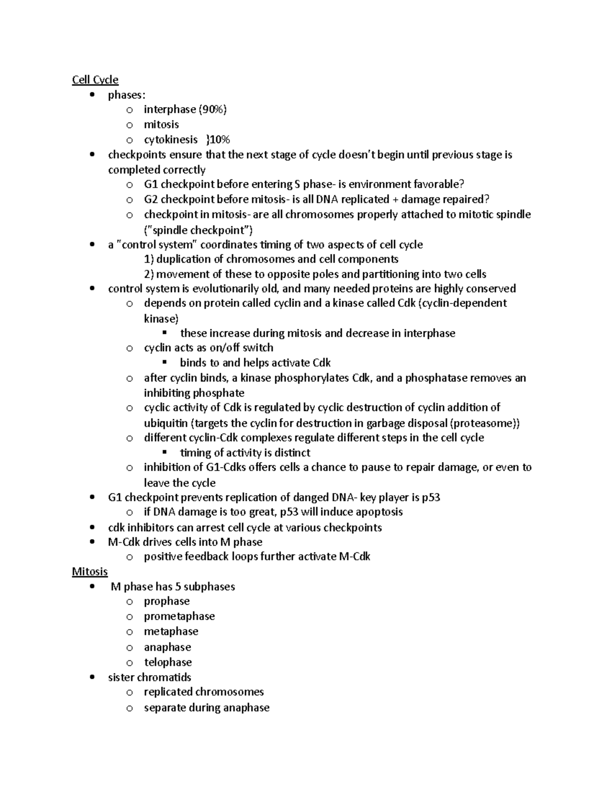 Cell Cycle bio 302 - mitosis, meiosis, gap junctions - Cell Cycle ...