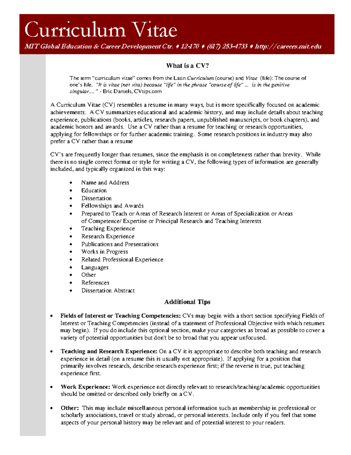 MIT Global Education & Career Development Ctr. ♦ 12-170 ♦ - ABM - Studocu