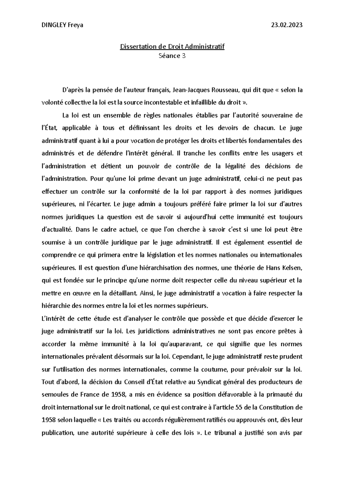 dissertation la science administrative et le droit administratif